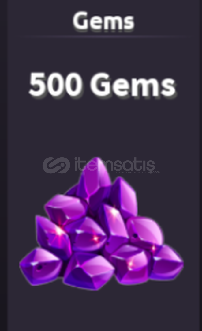 AU:R 500 Gems AU:R 500 Gems