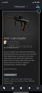 Aug lüks kıyafet 