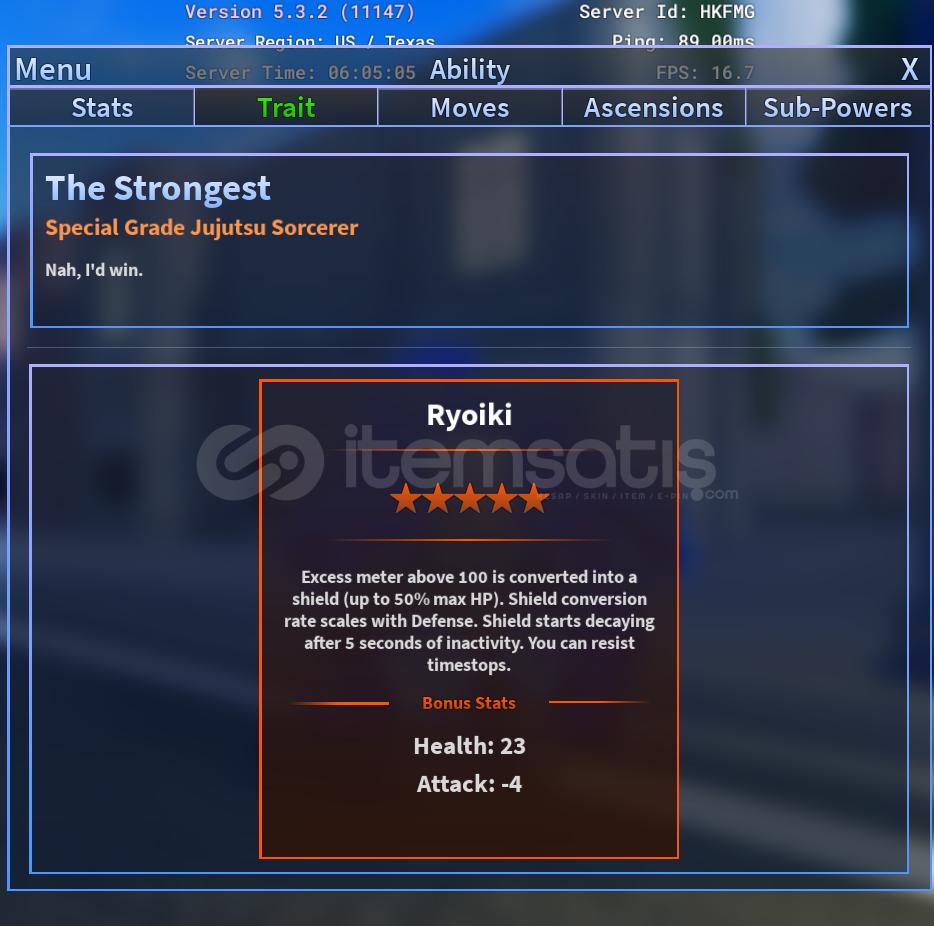 AUT- Ryoiki Gojo Fırsattt ++ AUT- Ryoiki Gojo Fırsattt ++