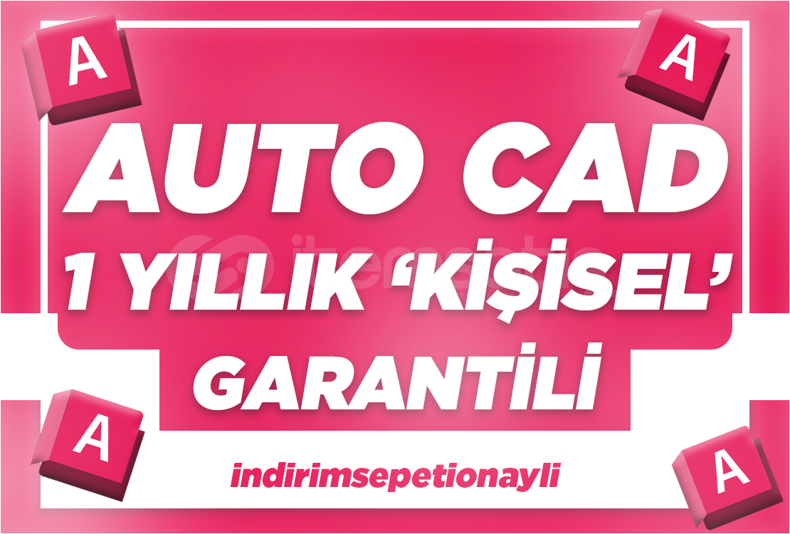 AutoCad 1 Yıllık Kişisel Hesap AutoCad 1 Yıllık Kişisel Hesap