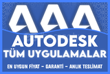 ⭐ Autodesk Tüm Uygulamalar 1 Yıllık [Garantili]