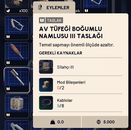 AV TÜFEĞİ BOĞUMLU 3 TASLAK - BLUEPRINT