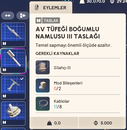 AV TÜFEĞİ BOĞUMLU NAMLUSU 3 TASLAK - BLUEPRINT
