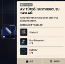 Av Tüfeği Susturucu Taslağı