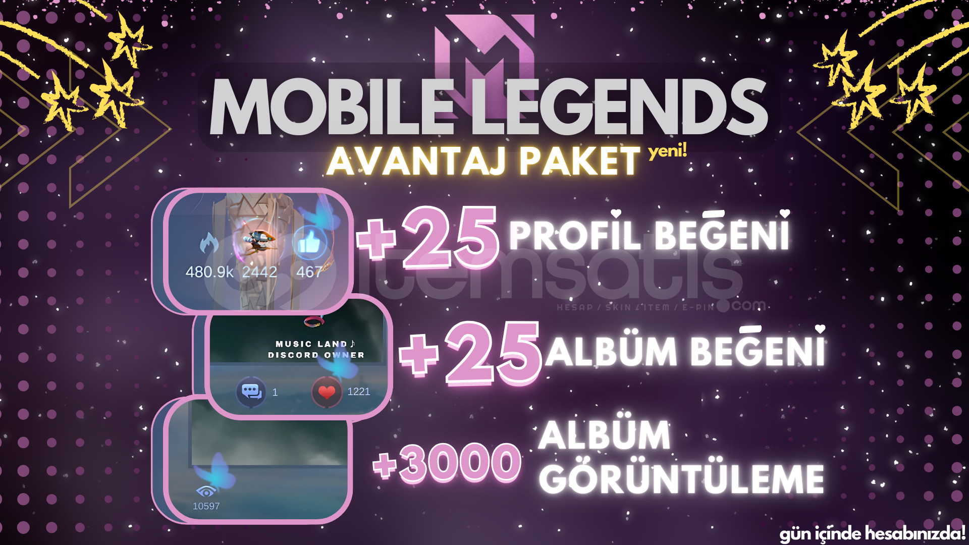 Avantaj Paket - Profilini Güçlendir! Avantaj Paket - Profilini Güçlendir!