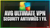 AVG Ultimate VPN Antivirüs 1 yıl