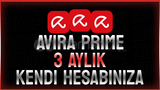 ⭐️Avira Prime 3 Aylık Lisans |✅Garantili