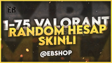 AVRUPA 1-75 SKİNLİ GARANTİLİ RANDOM HESAP