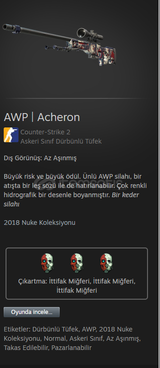 AWP | Acheron (Az aşınmış)