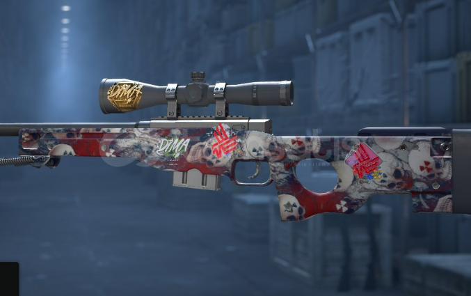 AWP | Acheron with gold Dima sticker (gold)  AWP | Acheron with gold Dima sticker (gold)