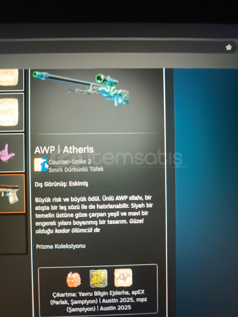 Awp atheirs ww (eskimiş) hediyeli  Awp atheirs ww (eskimiş) hediyeli