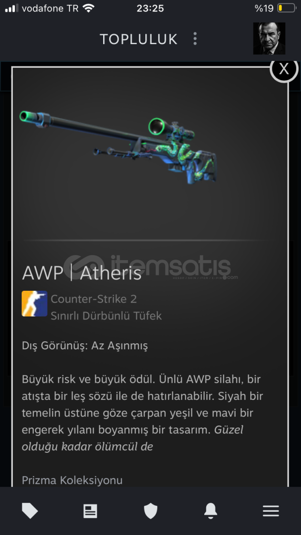 AWP | Atheris Pahalı Stickerlı AWP | Atheris Pahalı Stickerlı