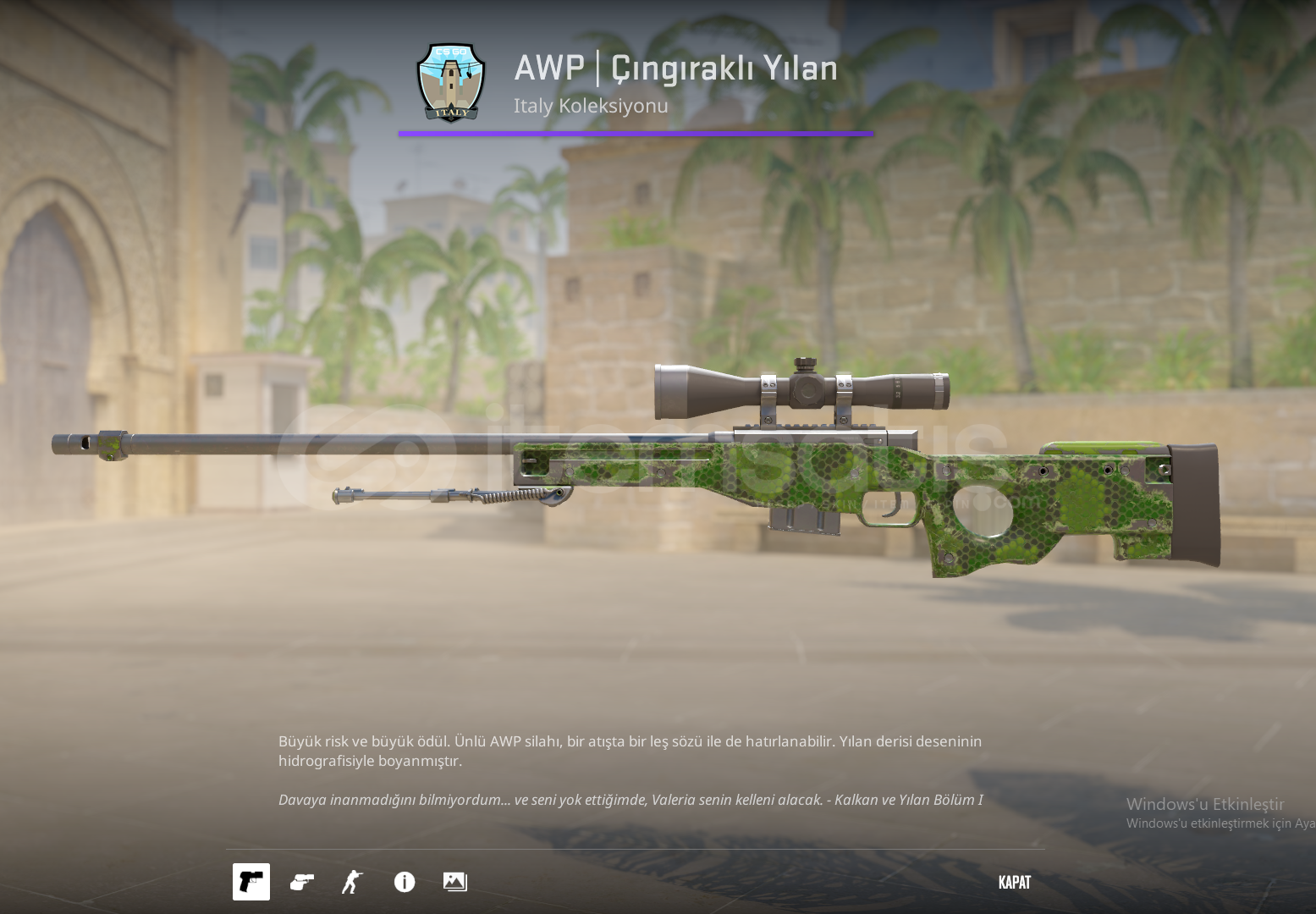 AWP | Çıngıraklı Yılan AWP | Çıngıraklı Yılan