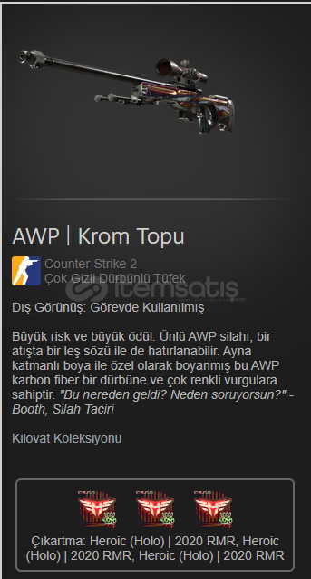 AWP | Krom Topu AWP | Krom Topu
