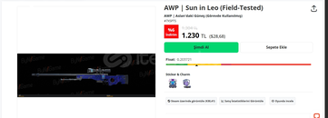 AWP | Sun in Leo (Field-Tested) 