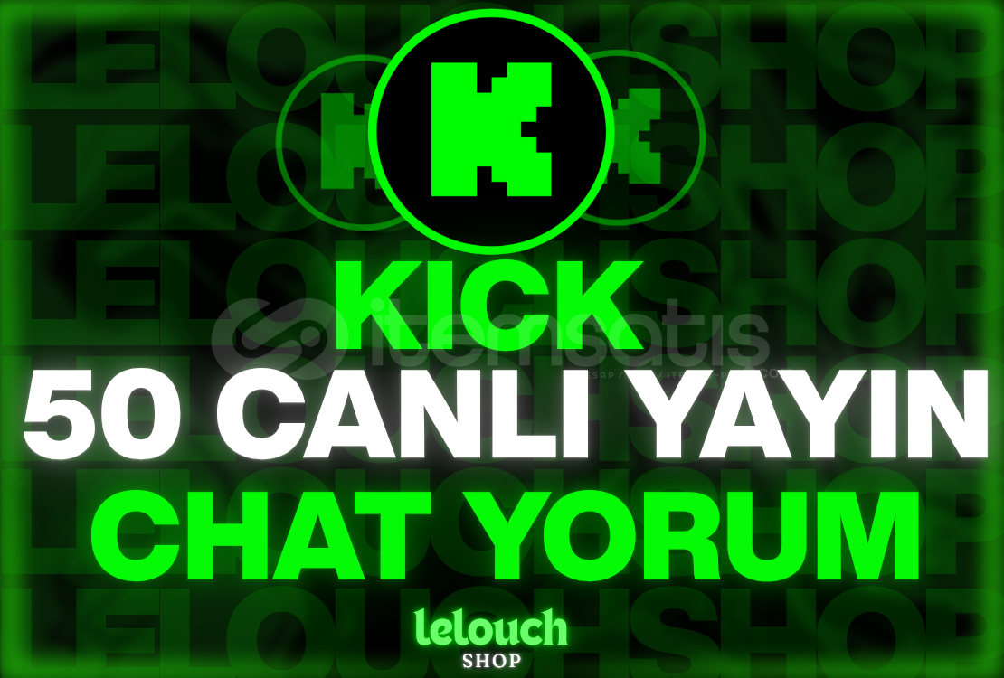 (AYARLANABİLİR) 50 Canlı Yayın Chat Yorumu✨ (AYARLANABİLİR) 50 Canlı Yayın Chat Yorumu✨
