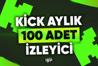 ⭐ Aylık 100 İzleyici - Sınırsız Destek ⭐