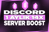 AYLIK 14X BOOST DISCORD [GARANTİLİ]