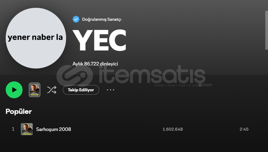 aylık 80k dinleyicili tr hesap yener cevik aylık 80k dinleyicili tr hesap yener cevik