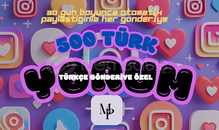 ❤️ Aylık Oto 500 Türk Yorum İnstagram