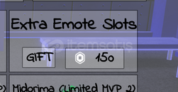 Azure Latch Extra Emote Slots