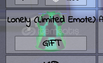 Azure Latch Lonely Limited Emote