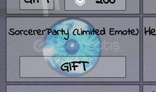 Azure Latch SorcererParty Limited Emote