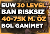 [BAN RİSKSİZ 40K ÖZ] EUW 30 Level Unranked