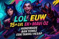 ⭐️BAN YEMEZ⭐️EUW 20+ Şampiyon 20 Lvl Unranked