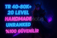 ⭐BAN YOK⭐TR 20LEVEL 40-80K+ MAVİ ÖZ VİP HANDMADE