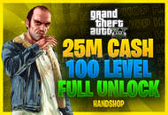 ⭐[BAN YOK] GTA 5 ONLİNE 25M CASH + 100 LEVEL⭐