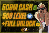 ⭐[BANSIZ] 500M CASH + 500 LEVEL + FULL UNLOCK⭐