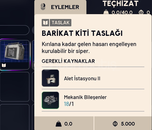 BARİKAT KİTİ TASLAK BLUEPRİNT