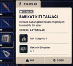 BARİKAT KİTİ TASLAK - BLUEPRINT