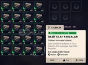 Basit Silah Parçaları x200 Basit Silah Parçaları x200