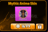 Basketball Legends Mythic Anime Skin