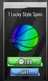 ✅ Basketball : Zero | 1 Lucky Style Spin