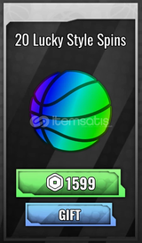 Basketball Zero : 20 Lucky Spins Styles