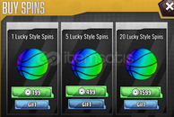 Basketball: Zero 20 Lucky Style Spin Basketball: Zero 20 Lucky Style Spin