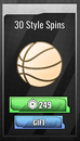 Basketball Zero 30 Style Spins GİFT