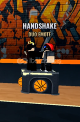⭐Basketball: Zero Handshake Duo Emote⭐