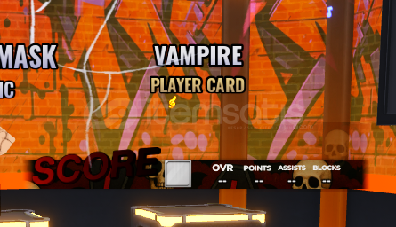 Basketball Zero Vampire Player Card Basketball Zero Vampire Player Card