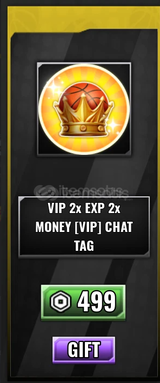 Basketball Zero VİP 2X EXP 2X MONEY CHAT TAG