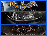 Batman Arkham Asylum + City + Knight