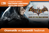 Batman Arkham Asylum Game of The Year