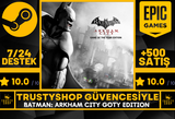 Batman: Arkham City + Garanti 7/24 Destek