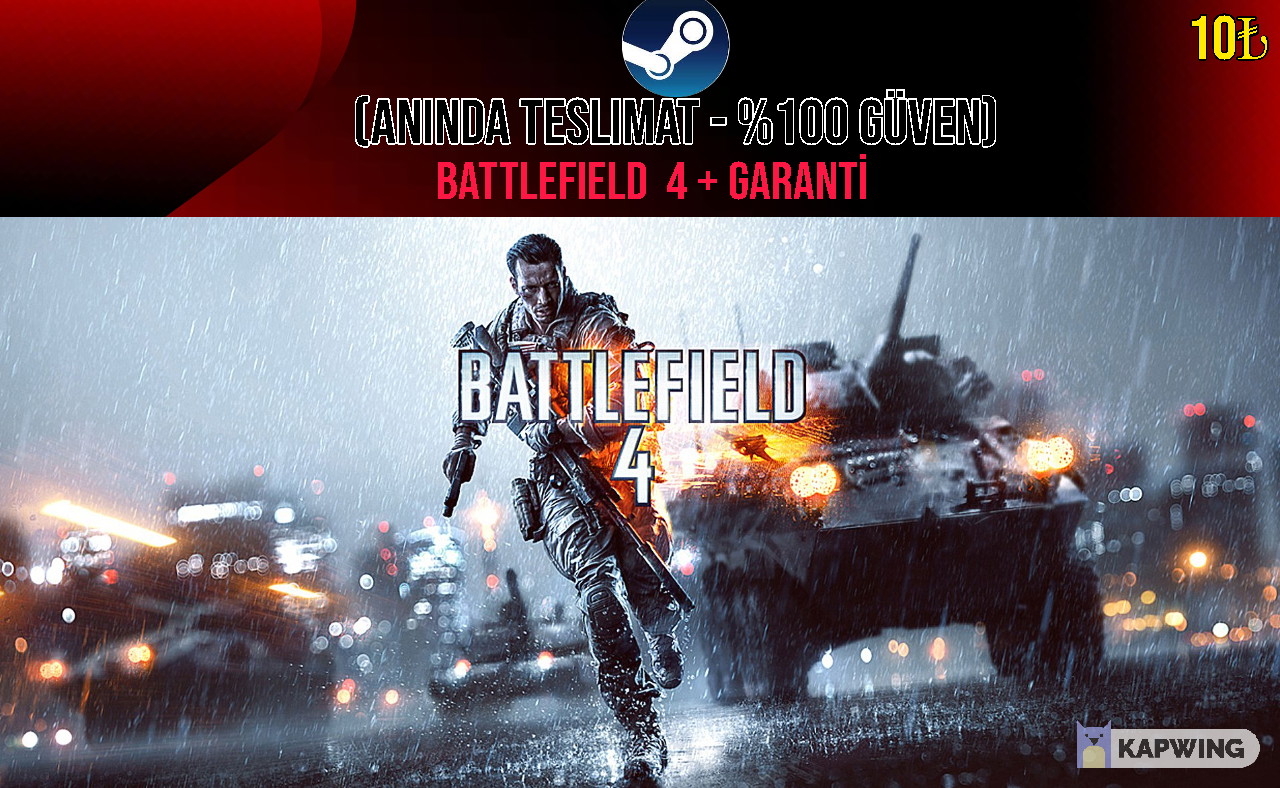 BATTLEFİELD 4 + GARANTİ BATTLEFİELD 4 + GARANTİ
