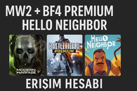 Battlefield 4 + MW2(2022) Hesap Satışı 2 EFSANE