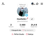 Bayan hesabı 3.480 takipçi 21.400 begeni