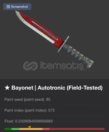 ★ Bayonet | Autotronic (Field-Tested)